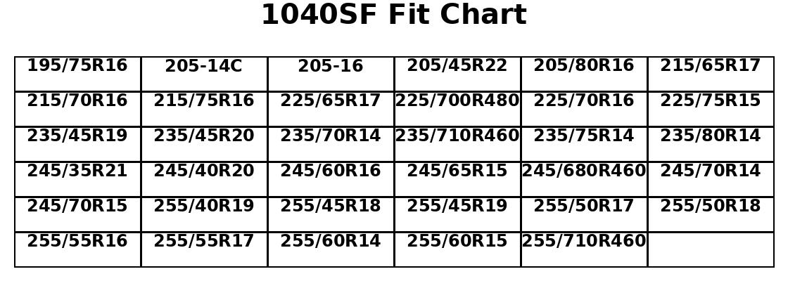 1040SF_Fit_Chart_Updated size chart